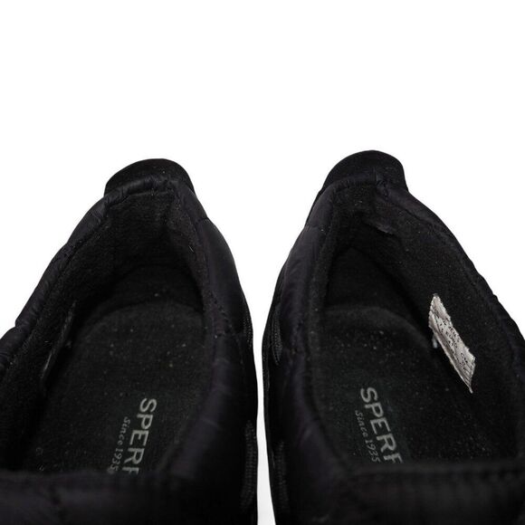 Sperry Moc Sider Quilted Slip-on Casual Shoes Black STS87049 Women's 10M - Picture 11 of 11